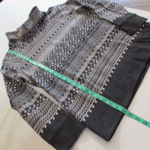 T by Talbots 100% Cotton Cowl Neck Pullover Sweater Lower Side Zip Size Medium - Picture 12 of 13